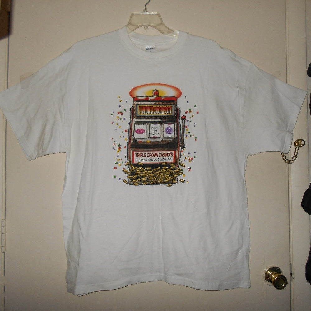 Men's Vintage White T-Shirt Graphic